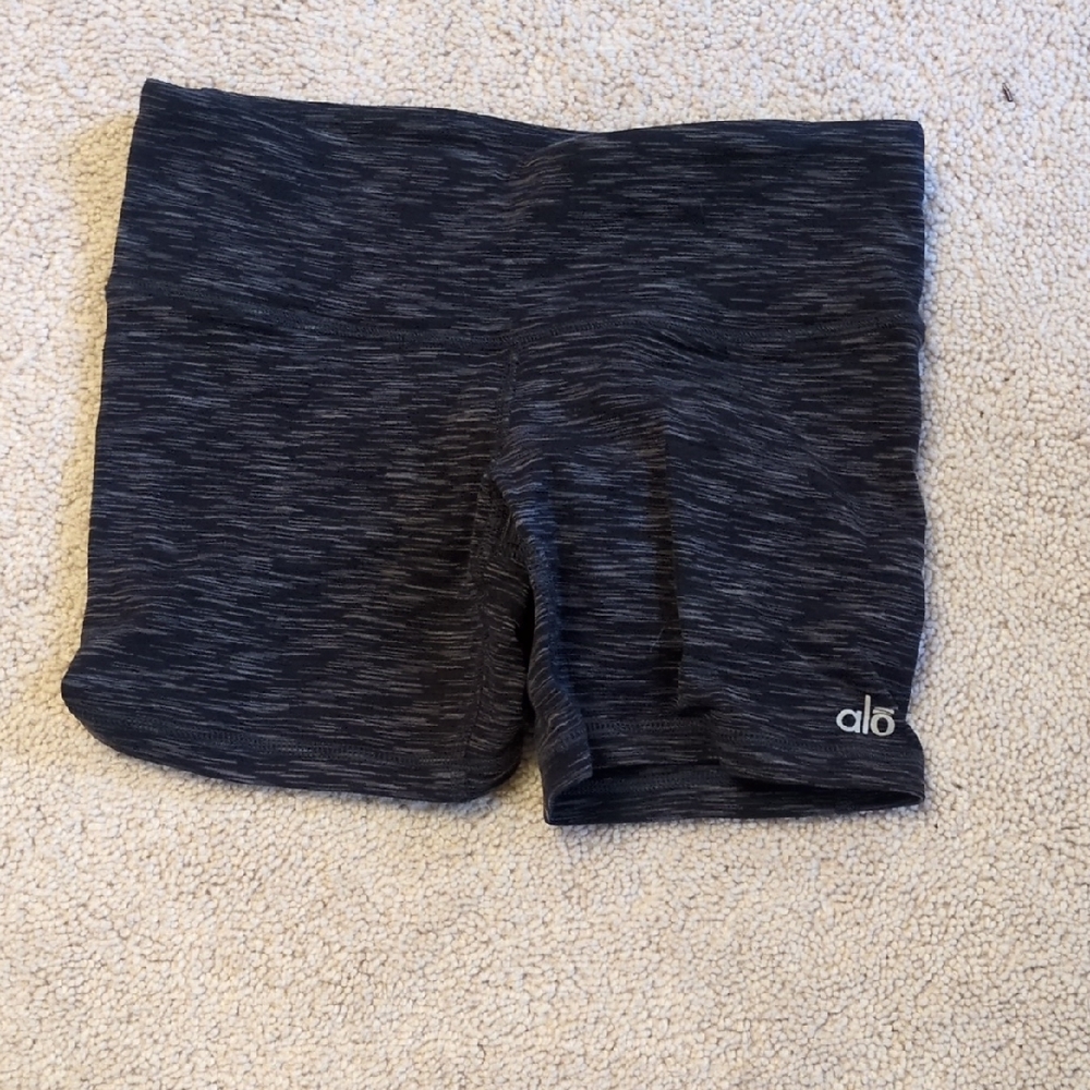 Alo Black Tight Shorts